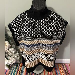 NEW Marled Sweater Vest Ski Snow Winter Pattern Snowboard Holiday Outdoor Large